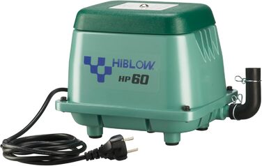 Компресор HiBlow HP-60, 60 л/хв, 18 мм, 51 Вт, для аерації ставків