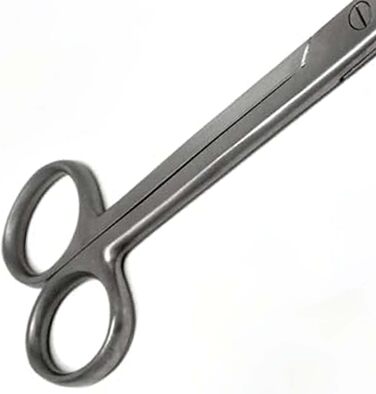 Хірургічні ножиці для перев'язки - 17 см, вигнуті, тупі кінці, з нержавіючої сталі (Mayo)