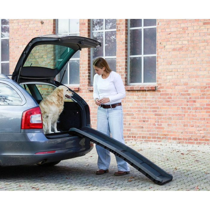 Рампа для собак Knuffelwuff – складана, стійка, протиковзна | для авто, SUV, подорожей | до 40 кг