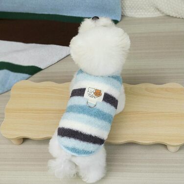 Зимовий теплий жилет для собак: флісова куртка для маленьких, середніх собак, котів, цуценят Yorkie, Chihuahua (1,25-2 кг)