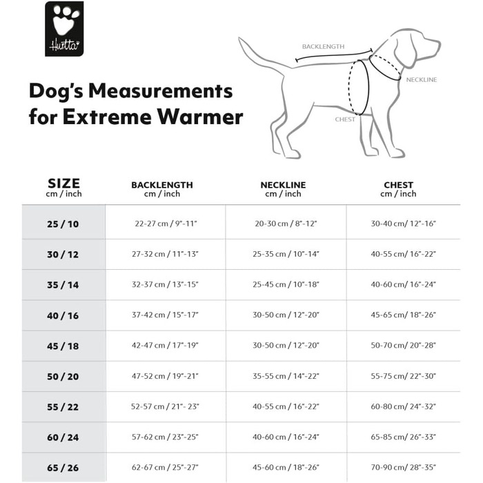 Hurtta Extreme Warmer ECO: зимовий теплий одяг для собак, куртка, 55 см, Коричнево-апельсиновий