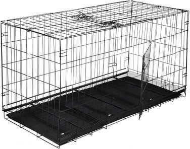 Клітка для тварин Springos з двома дверцятами, 60 x 50 x 42 см (61 x 130 x 70 см)