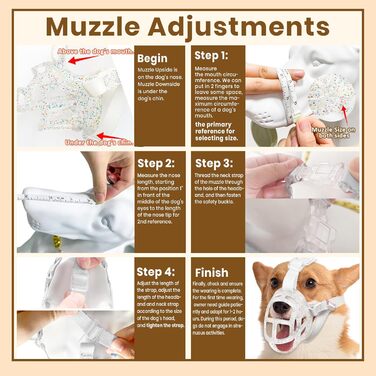 Майорка для собак: кошик-намордник для маленьких, середніх та великих собак. Легкий, дихаючий, запобігає кусанню та жуванню, дозволяє дихати та пити. Ідеально для дресирування, грумінгу. Прозорий, розмір 6