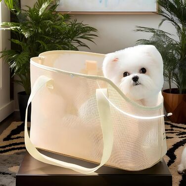 Транспортна сумка для собак і котів - переноска для маленьких собак та кошенят з дихаючою сіткою