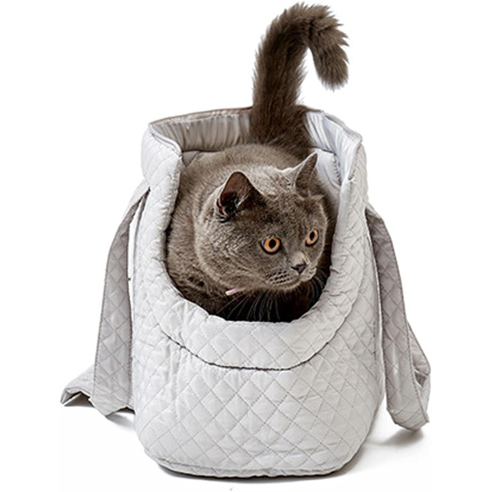 Сумка-переноска для собак та котів - легка бавовняна переноска для цуценят та кошенят