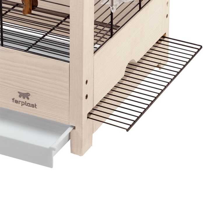 Клітка Ferplast, 58 x 69 x 34,5 см, чорна