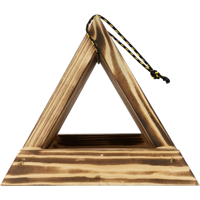 Дім для птахів IDEA HOME з дерева на ланцюгу, годівниця для птахів, підходить для цілорічного годування