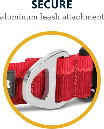 Нашийник для собак Ruffwear Hoopie, розмір S (28-36 см), регульований, для малих порід, червоний (Red Currant)