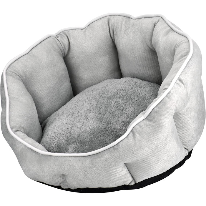 М'яке ліжко для собак та котів Queta, 46x46x23 см (Сірий)