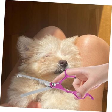 Набір для грумінгу собак Yardwe: ножиці, щітка та триммер для догляду за шерстю. Ідеально підходить для обрізання вух, морди та кігтів. Легкий та зручний у використанні.