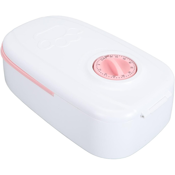 Автоматичний диспенсер для котячого корму з охолоджуваним відсіком, годівниця для малих собак, сухий/вологий корм, програмована годівниця (РОЖЕВИЙ)