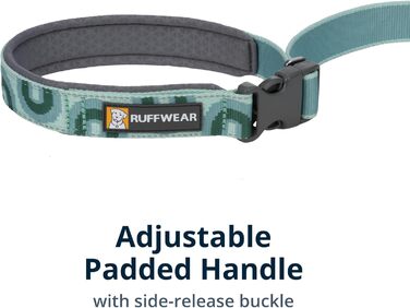 Повідок для собак RUFFWEAR Crag, світловідбиваючий, 1,8 м, легкий, для прогулянок, Grassy Oxbow