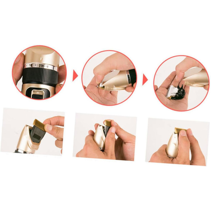 Машинка для стрижки шерсті тварин Supvox Tierhaarschneidemaschine з керамічним ножем, тиха та потужна