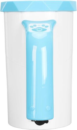 Автоматичний очищувач лап для собак середніх та великих порід – 2 режими очищення, м'яка силіконова щітка (Білий, Синій)