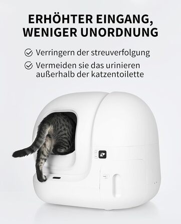 PETKIT Pura Max 2 - самоочисний лоток для котів, 76л, з App-керуванням, для кількох котів