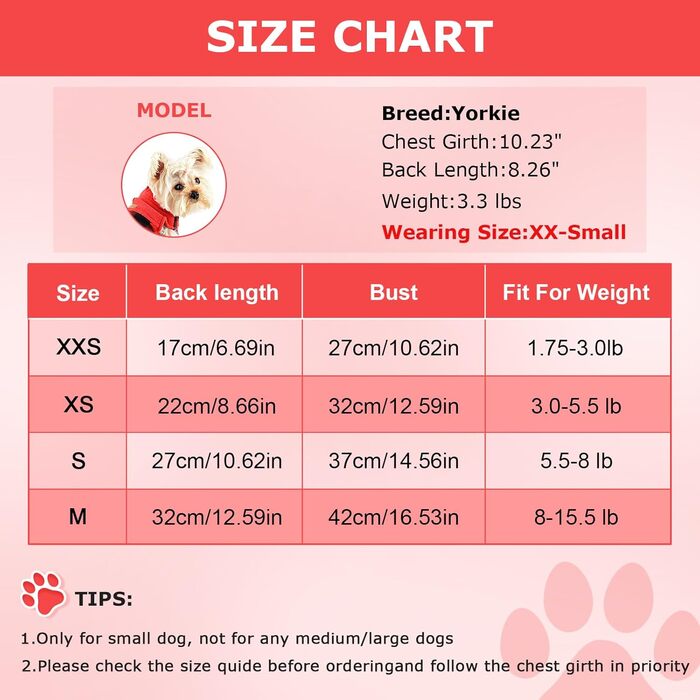 Світшот для собак маленьких порід, чорно-червоний, розмір M, для дівчаток та хлопчиків, в клітинку, одяг для чихуахуа, йоркширського тер'єра, цуценят
