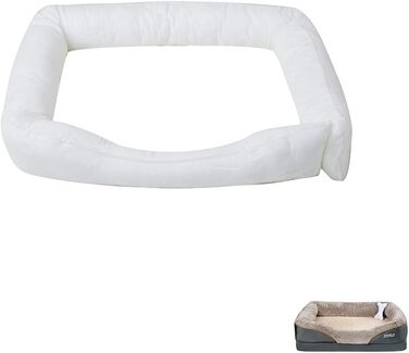 Ортопедичне ліжко для собак JOYELF з піною з пам'яті, подушка для шиї, XL (40'x30')