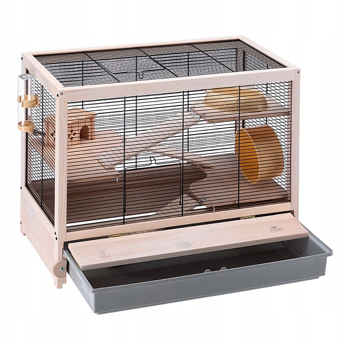 Дерев'яна клітка для гризунів FERPLAST HAMSTERVILLE, 60x34x49 см