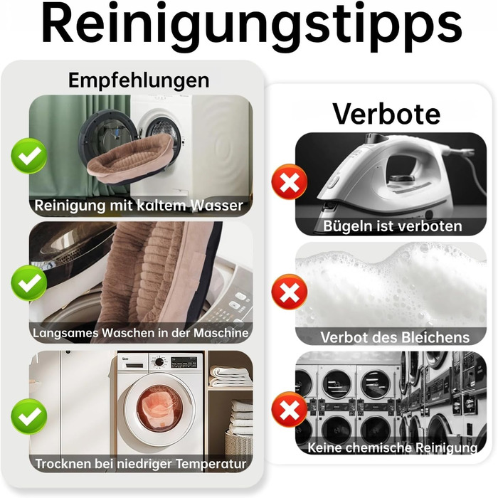 М'яка підстилка для собак та котів, лежанка для тварин, антиковзаюча, хакі, 50x45x17 см