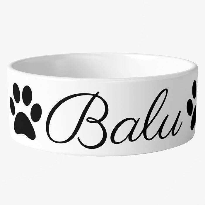 Персоналізовані годівниці для собак з лапами | Персоналізована годівниця для собак з кераміки | Годівниці для домашніх тварин з іменем або текстом на замовлення