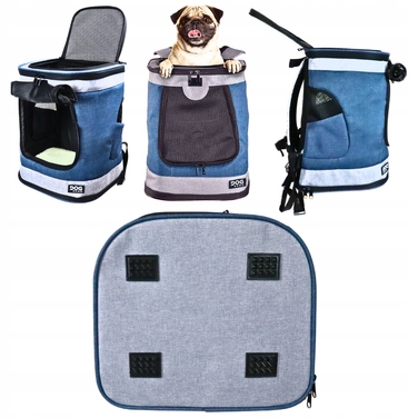 Рюкзак Dogguru, 32,5 см x 30 см x 43 см, синій