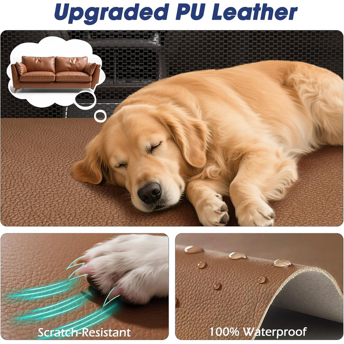 Автокрісло для собак FURTIME, велике, з жорстким дном, водонепроникне, для великих собак, підходить для SUV та позашляховиків