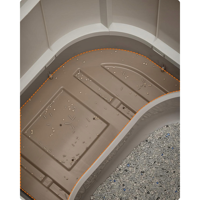 Закритий лоток для котів Songmics, 50 x 40 x 40 см