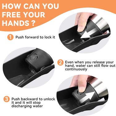 Водяна пляшка для собак, 765 мл, не протікає, з нержавіючої сталі - ідеальна для прогулянок, подорожей та активного відпочинку