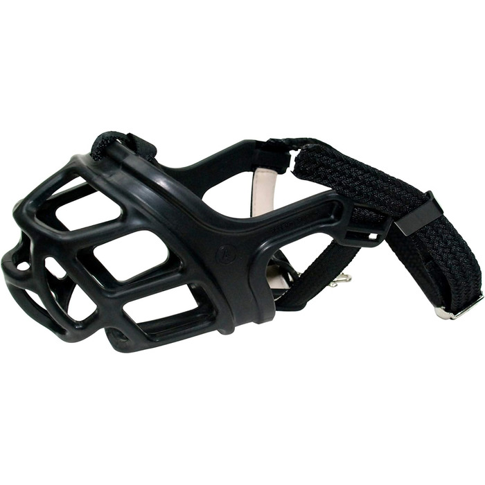 Нашийник-маска для собак великих порід Zeus Alpha TPR, L, чорний, Comfort Fit