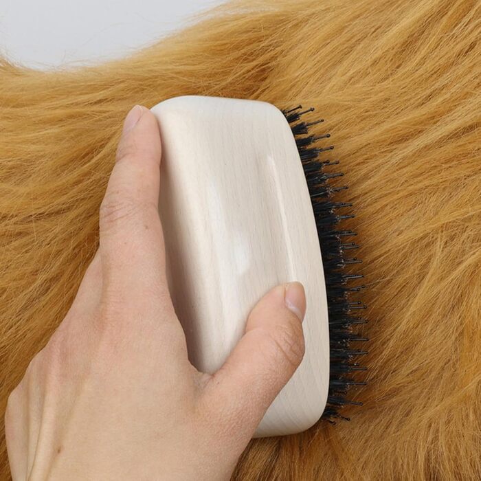 Щітка для видалення шерсті котів та собак: догляд за шерстю, проти випадання | Інструмент для грумінгу короткошерстих цуценят та кошенят, для дому та вулиці, біла