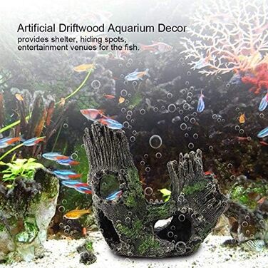 Штучний корінь для акваріума Zerodis з гілками, укриття для креветок, декор з коріння, акваріумний декор, житло