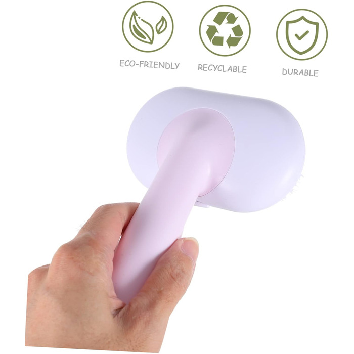 Щітка для котів BESPORTBLE з масажною функцією для догляду за шерстю, видалення шерсті, аксесуари для чищення котів з ергономічною ручкою