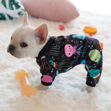 Піжама для собак CuteBone Pink Pig Schwein великого розміру, м'який матеріал, еластичний стрейч, для дому та зими, P46-DE