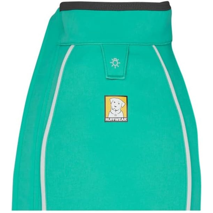 RUFFWEAR Cloud Chaser Jacket - тепла та водонепроникна куртка для собак з рукавами (Aurora Teal, M)