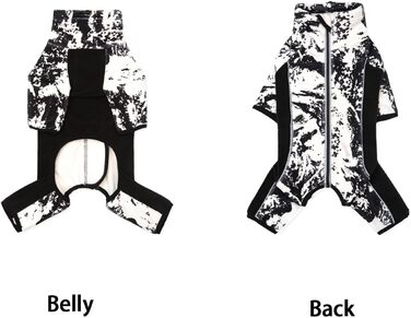 Теплий зимовий костюм для собак (S) - флісова куртка, теплий одяг для собак, теплий зимовий наряд, білий колір