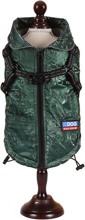 Тепла та водонепроникна жилетка для собак, розмір XXL, з відбиваючими смугами, для маленьких та середніх порід