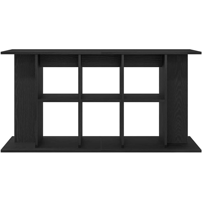 Тумба для акваріума vidaXL 120x40x60 см, ДСП, чорний дуб, міцна акваріумна підставка