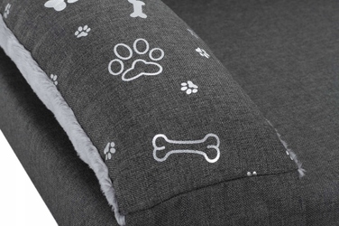 Ліжко для собак 2в1 (диван та матрац) Welsti, 70x50 см, м'яка підстилка-подушка