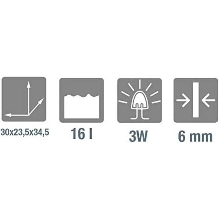 Світильник LED Wave Laguna 30 см, 18 Вт, для акваріума
