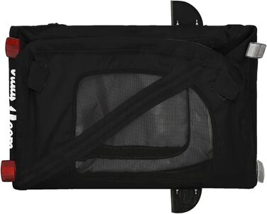 Фарм-причіп для собак Gecheer: зручний, з відбивачами, зелено-сірий, 124x53x53 см