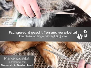 Ножиці для собак з вигнутим лезом - професійні ножиці для грумінгу собак з мікро-дрібною зубчастим лезом