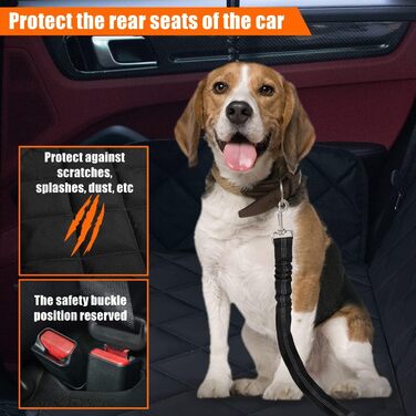 Захист для автосидіння для собак Bangminda: водовідштовхувальна, стійка до подряпин, 135x120 см
