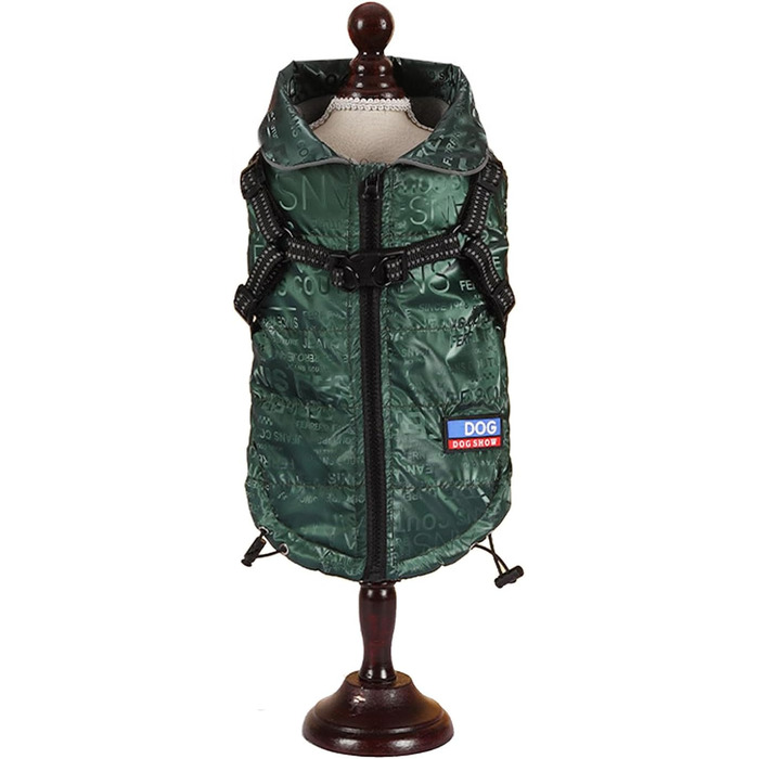 Тепла та водонепроникна жилетка для собак, розмір XXL, з відбиваючими смугами, для маленьких та середніх порід