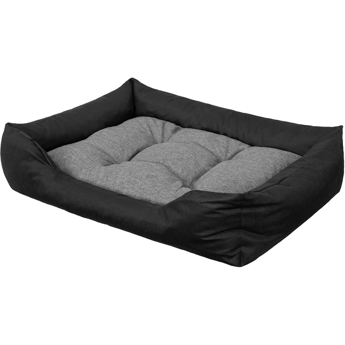 Килимок для собак та котів з високими бортиками, XL, 114x84 см, сірий графіт