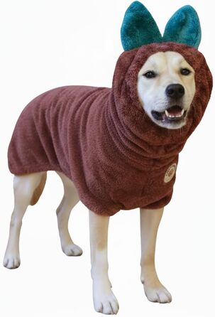 Преміум рушник для собак DERPYCHAPPY: миючий халат, рушник для сушіння, мікрофібра, Корея, для котів та цуценят, розмір M