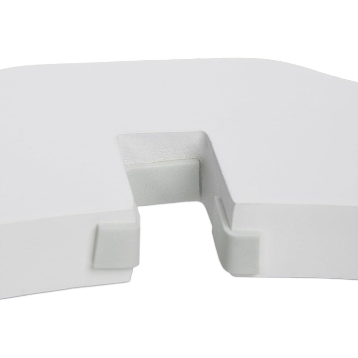 Захисне ворота Relaxdays, самостійно стояче, 92 x 205 см, розкладне, з ніжками, для собак та котів, біле