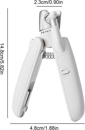 Триммер для собак та котів з підсвічуванням LED | Професійний триммер для догляду за кігтями | Для дому, подорожей та кемпінгу