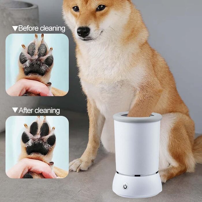 Очищувач лап для собак: силіконовий пристрій для миття лап, автоматичний, портативний. М'який очищувач лап для домашніх тварин, для догляду за лапами.