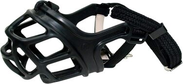 Нашийник-маска для собак великих порід Zeus Alpha TPR, L, чорний, Comfort Fit