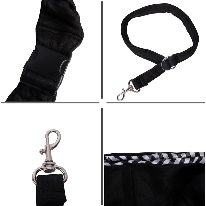 Сумка-слінг для тварин, переноска для котів та собак, регульована через плече, чорна